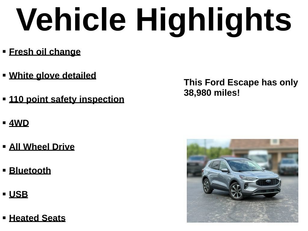 Used 2023 Ford Escape Platinum w/ Premium Technology Package AWD/4WD image 38
