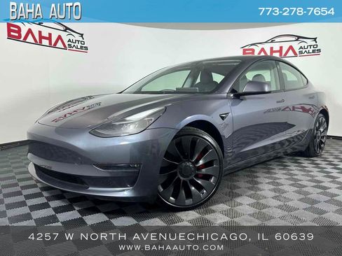 Used 2023 Tesla Model 3 Performance AWD/4WD image 1