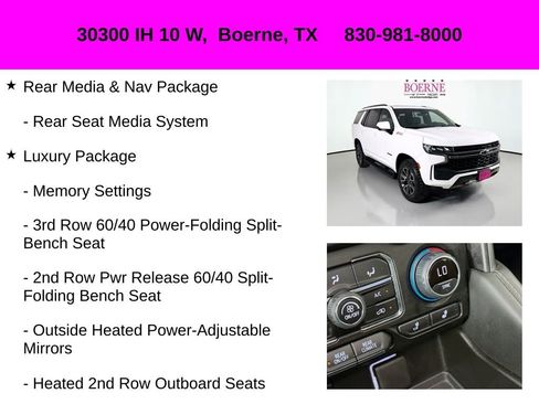 Used 2021 Chevrolet Tahoe Z71 w/ Rear Media and Nav Package image 40