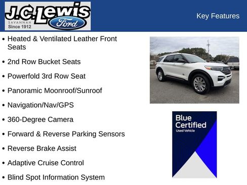 Certified 2022 Ford Explorer King Ranch w/ Premium Technology Package image 35