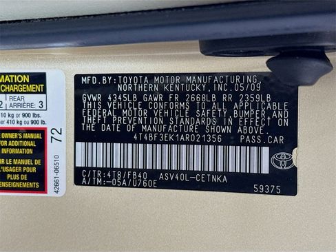 Used 2010 Toyota Camry LE image 31