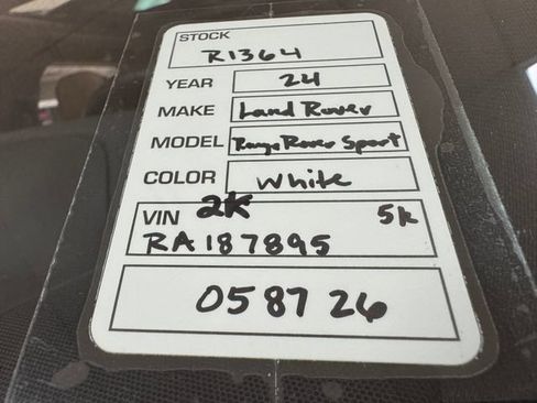 Used 2024 Land Rover Range Rover Sport Dynamic SE AWD/4WD image 33