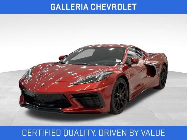 Certified 2023 Chevrolet Corvette Stingray Preferred Cpe w/ Engine Appearance Package RWD image 2