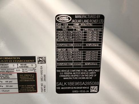 Used 2025 Land Rover Range Rover Long Wheelbase Autobiography image 28