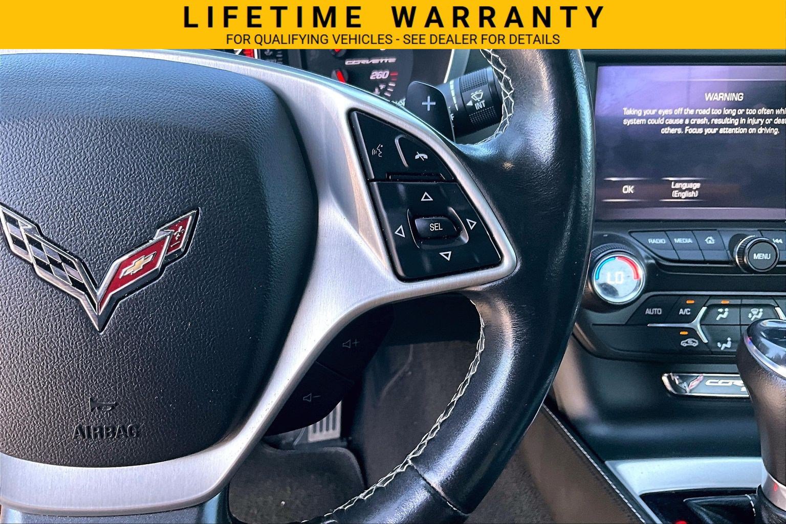 Certified 2017 Chevrolet Corvette Stingray Coupe w/ Carbon Flash Badge Package RWD image 23