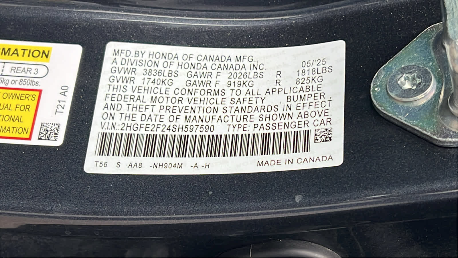 Used 2025 Honda Civic LX image 30