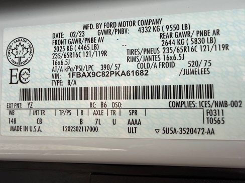 Used 2023 Ford Transit 350 XLT image 39