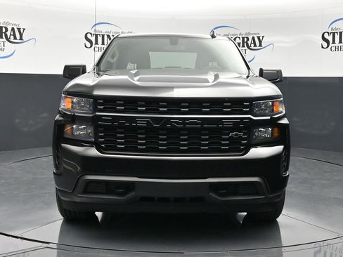 Certified 2022 Chevrolet Silverado 1500 Custom w/ LPO, Dark Essentials Package AWD/4WD image 2