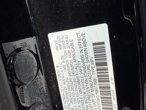 Used 2022 Honda Pilot Sport image 11