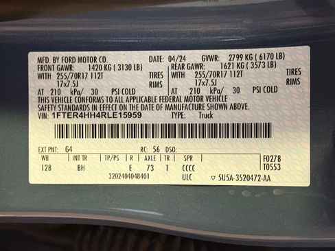 Used 2024 Ford Ranger XLT w/ FX4 Off-Road Package image 12