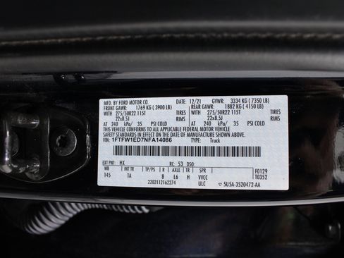 Used 2022 Ford F150 Limited AWD/4WD image 41
