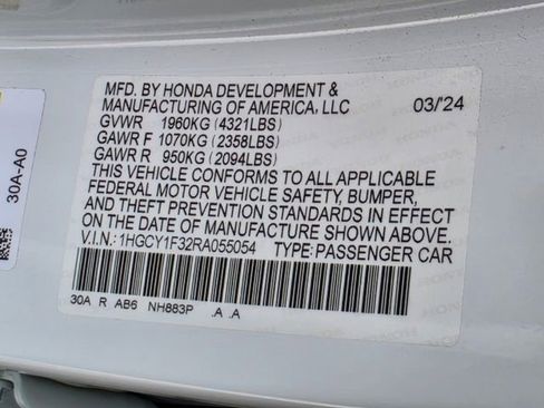 Used 2024 Honda Accord EX image 33