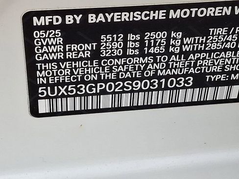 Used 2025 BMW X3 xDrive30i w/ Convenience Package image 26