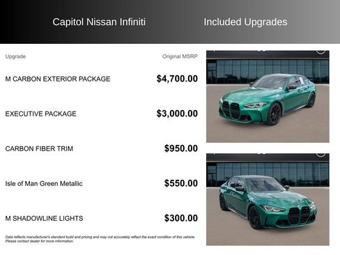 Used 2021 BMW M3 Competition w/ M Carbon Exterior Package image 8