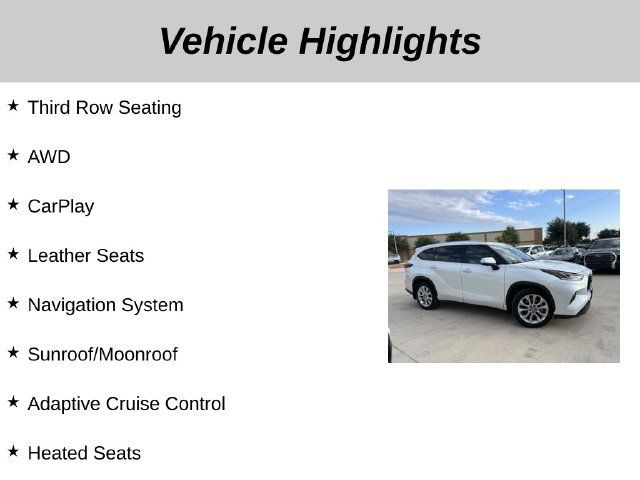 Used 2023 Toyota Highlander Limited AWD/4WD image 5