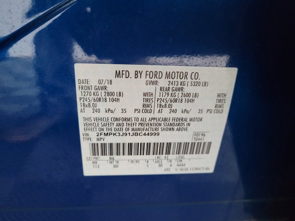 Used 2018 Ford Edge SEL w/ Cargo Accessory Package FWD image 33