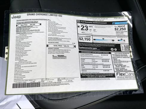 New 2026 Jeep Grand Cherokee Limited RWD image 20