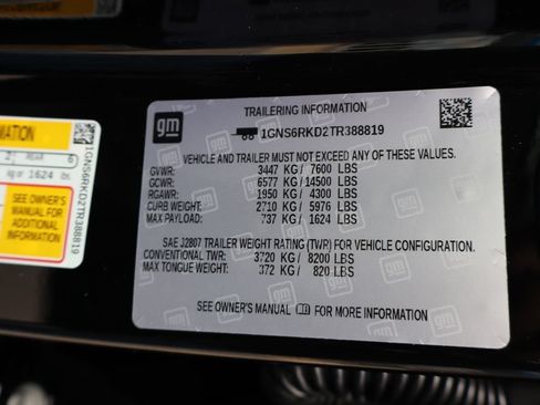 New 2026 Chevrolet Tahoe RST w/ Sun And Tow Package AWD/4WD image 53