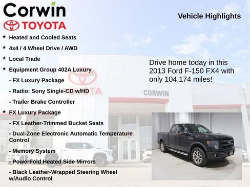 Used 2013 Ford F150 FX4 w/ Luxury Equipment Group AWD/4WD image 6