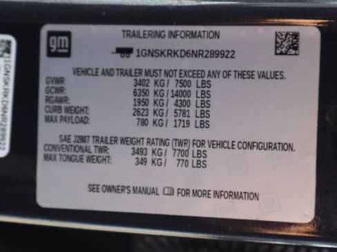 Used 2022 Chevrolet Tahoe RST w/ Luxury Package AWD/4WD image 56