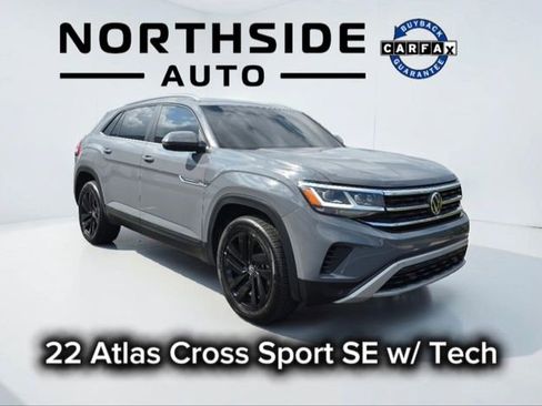 Used 2022 Volkswagen Atlas Cross Sport SE w/ Panoramic Sunroof Package AWD/4WD image 1