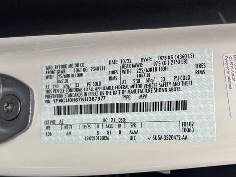 Used 2022 Ford Escape SEL image 29