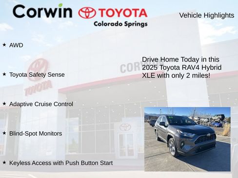 Used 2025 Toyota RAV4 XLE image 7