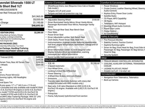 Used 2016 Chevrolet Silverado 1500 LT w/ All Star Edition AWD/4WD image 2