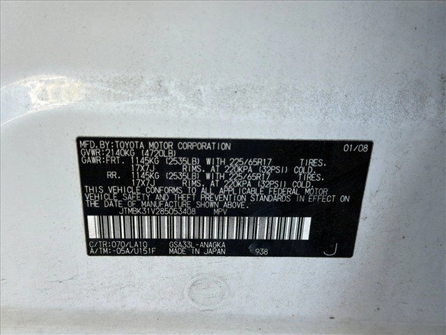 Used 2008 Toyota RAV4 Limited AWD/4WD image 21
