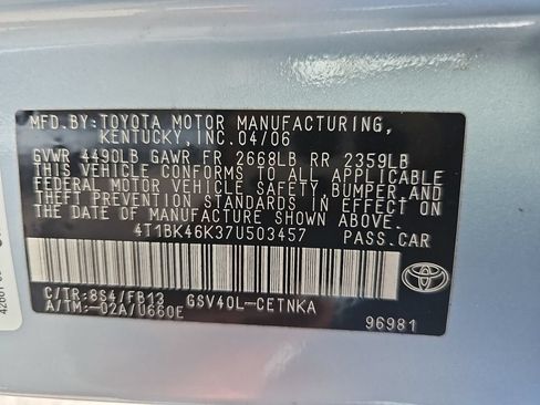 Used 2007 Toyota Camry LE FWD image 31
