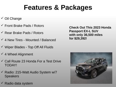 Certified 2023 Honda Passport EX-L image 4