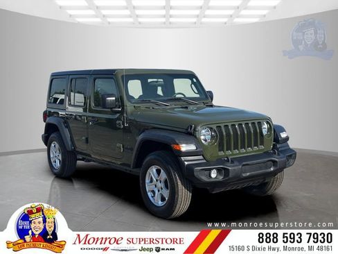 Certified 2023 Jeep Wrangler Unlimited Sport AWD/4WD image 1