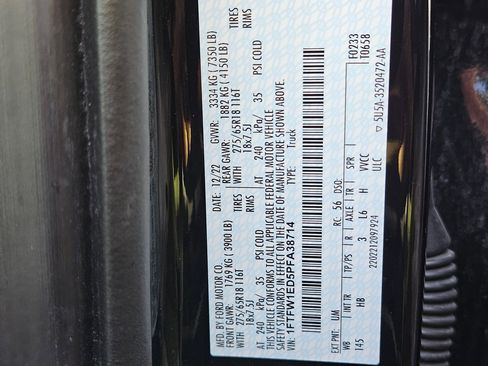 Used 2023 Ford F150 Lariat w/ Trailer Tow Package image 38