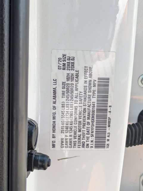 Used 2021 Honda Pilot Touring image 29