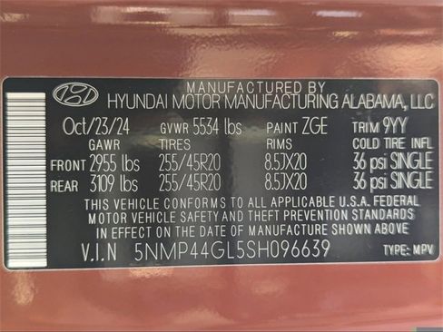 New 2025 Hyundai Santa Fe Limited image 24