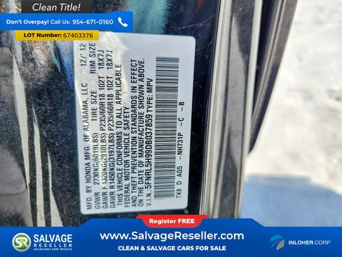 Used 2013 Honda Odyssey Touring image 17
