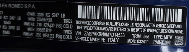 Used 2021 Alfa Romeo Stelvio Ti w/ Premium Package AWD/4WD image 48