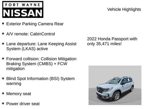 Used 2022 Honda Passport TrailSport image 7