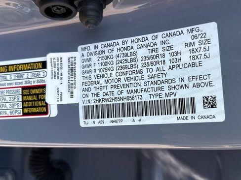 Certified 2022 Honda CR-V EX image 17