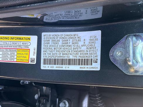 Used 2024 Honda Civic Sport image 33