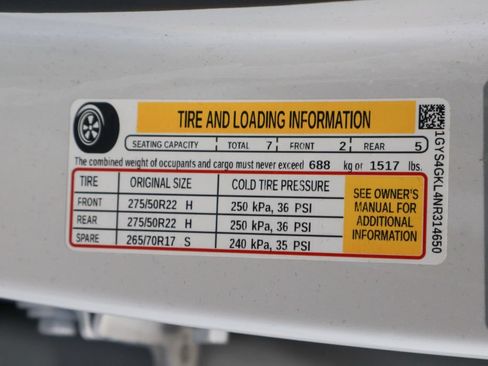 Used 2022 Cadillac Escalade Sport Platinum w/ LPO, ONYX Package AWD/4WD image 58