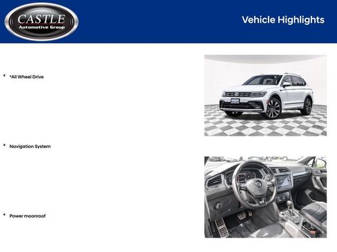 Used 2021 Volkswagen Tiguan SEL Premium R-Line AWD/4WD image 3