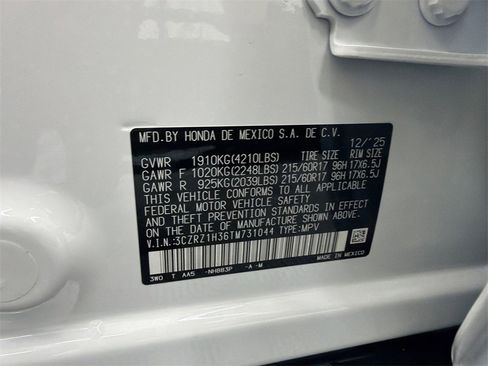 Used 2026 Honda HR-V LX image 32