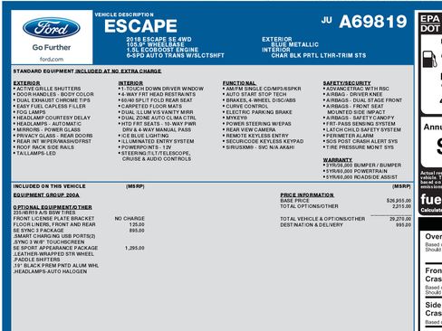 Used 2018 Ford Escape SE w/ SE Sport Appearance Package image 11