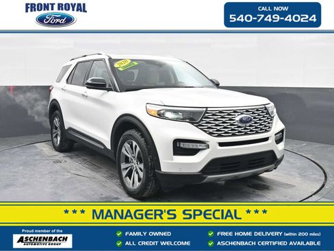 Used 2020 Ford Explorer Platinum w/ Premium Technology Package image 1