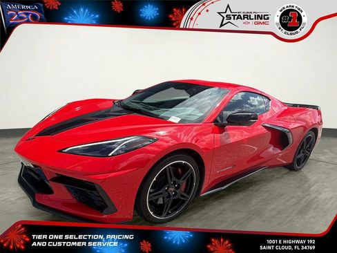 Certified 2024 Chevrolet Corvette Stingray Coupe w/ Z51 Performance Package RWD image 1