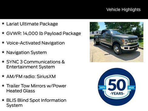 Used 2019 Ford F350 Lariat w/ Lariat Ultimate Package AWD/4WD image 11