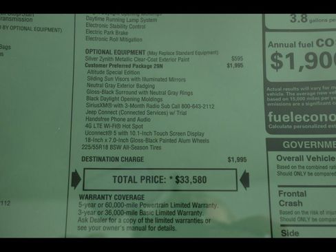 New 2026 Jeep Compass Latitude image 21