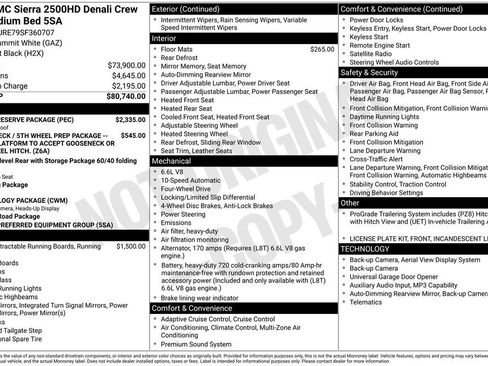 Used 2025 GMC Sierra 2500 Denali w/ Denali Reserve Package AWD/4WD image 4
