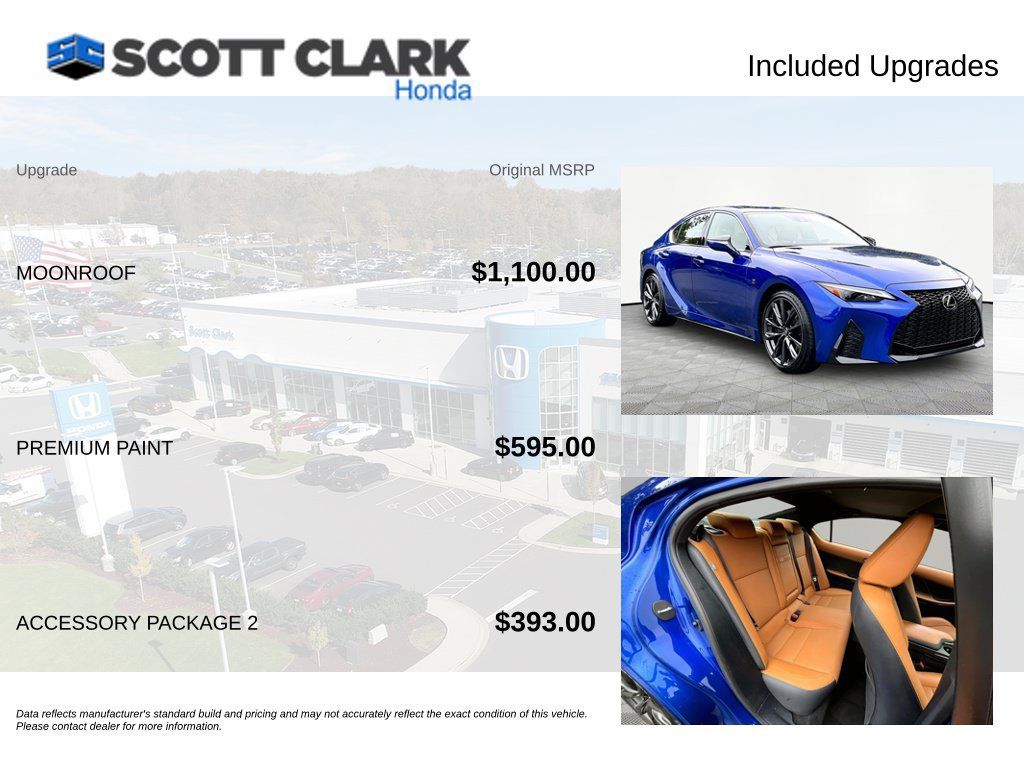Used 2025 Lexus IS 350 F Sport w/ Accessory Package 2 RWD image 8